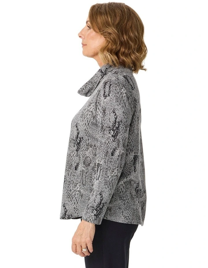 Belmont Cowl Neck Long Sleeve Top image 3