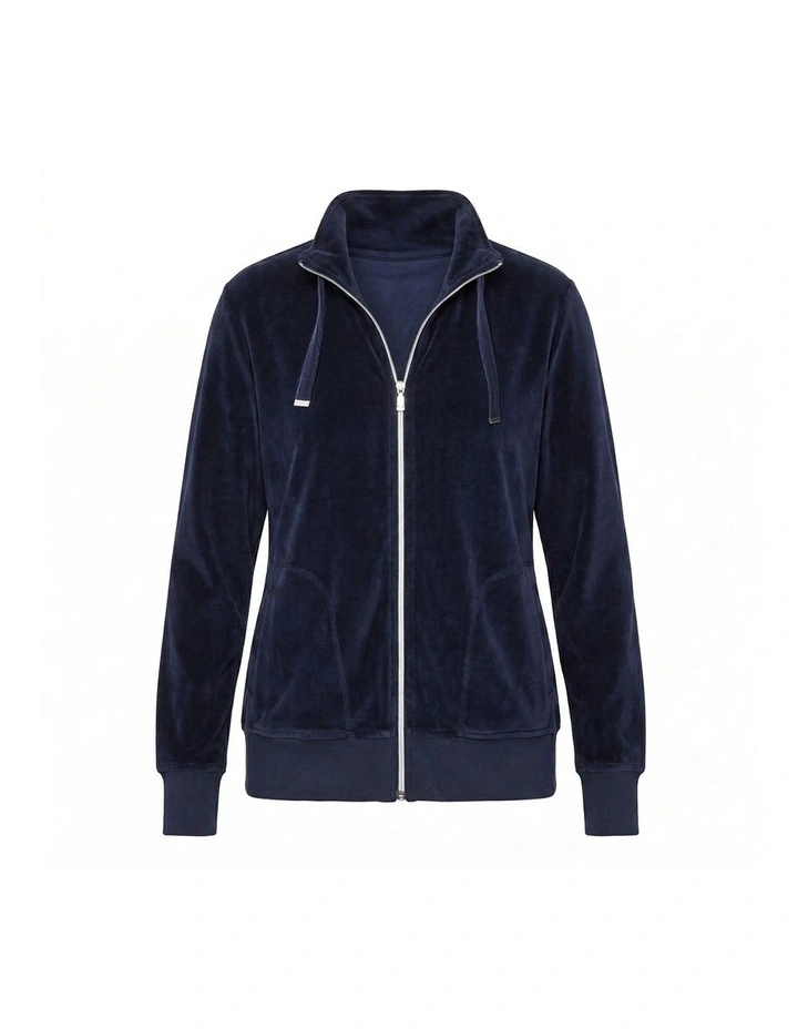 Valley Zip Up Velour Jacket image 6