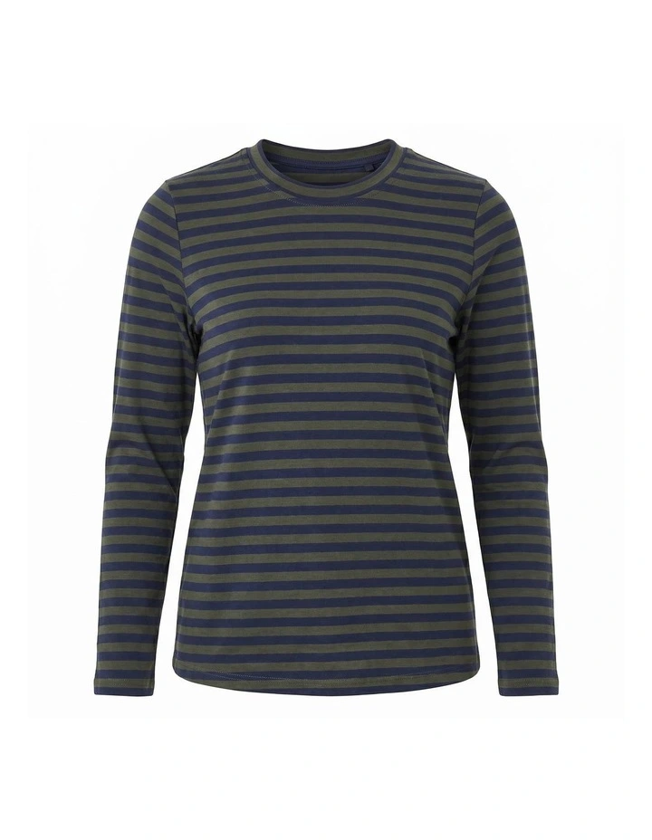 Oslo Long Sleeve Stripe Top image 6