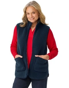 Explore Fleece Longline Zip Vest