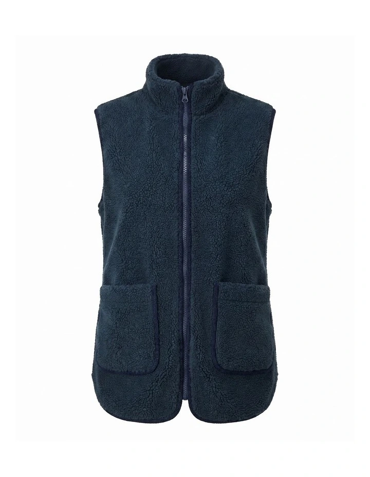 Explore Fleece Longline Zip Vest image 6