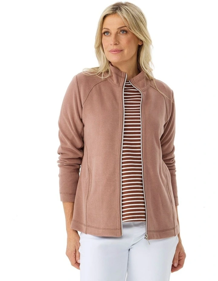 Haven French Rib Zip Up Jacket image 1