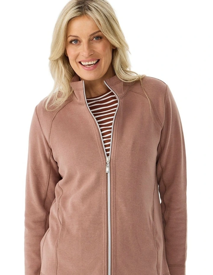 Haven French Rib Zip Up Jacket image 5