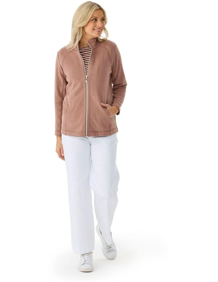 Haven French Rib Zip Up Jacket image 7