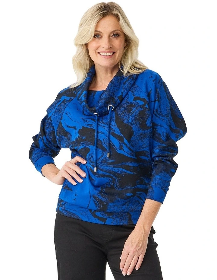 Linx Cowl Neck Long Sleeve Top image 1