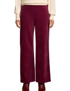Bengajean(R) Wide Leg Velvet - Plum