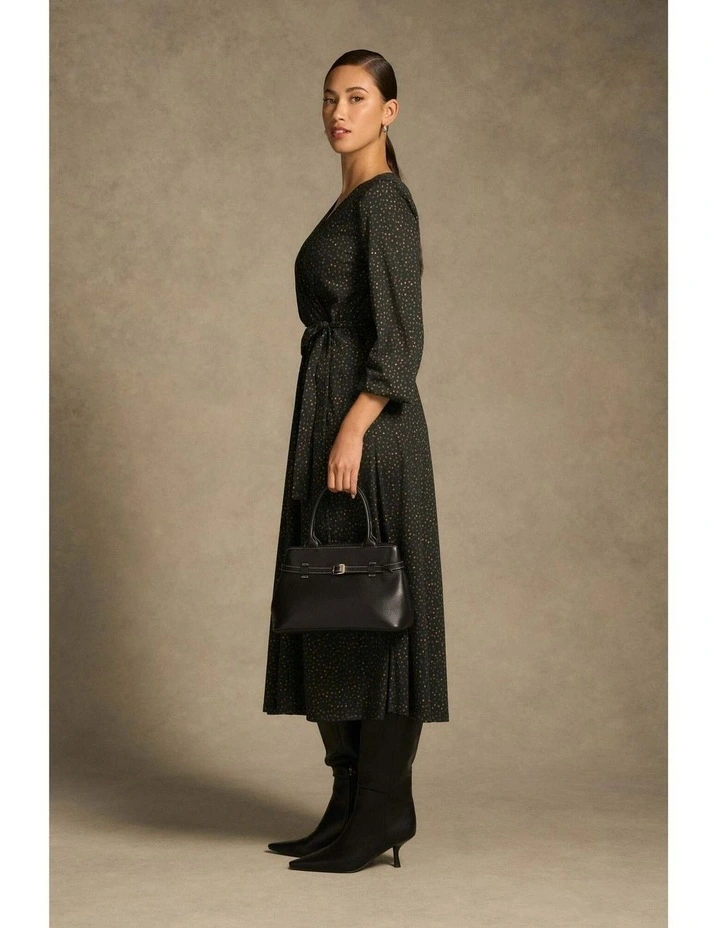 Mercerised Cotton Dress - Dappled Print image 6