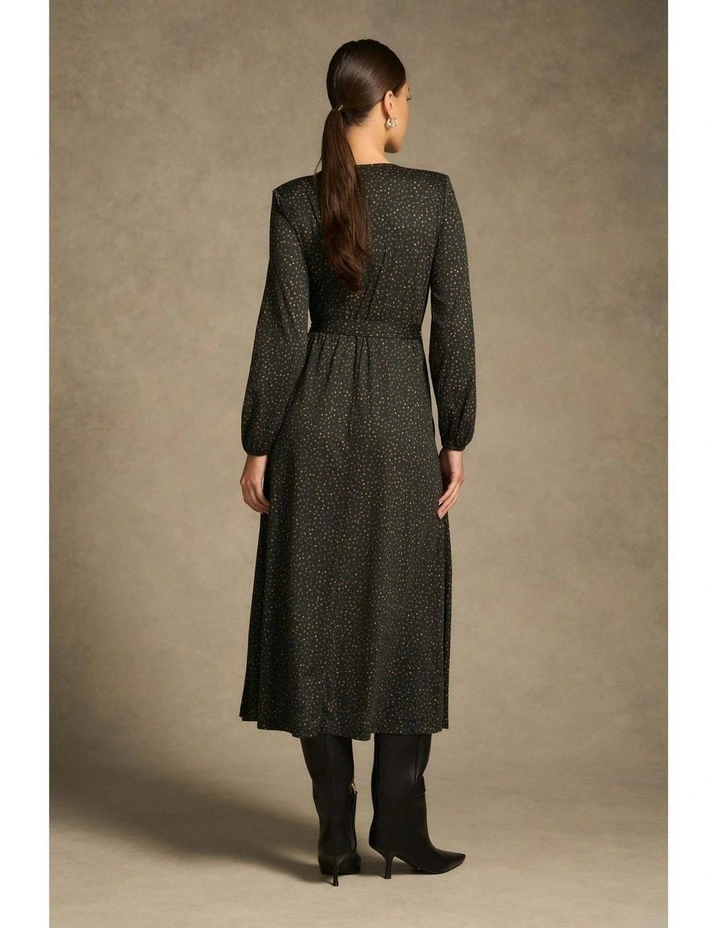 Mercerised Cotton Dress - Dappled Print image 7