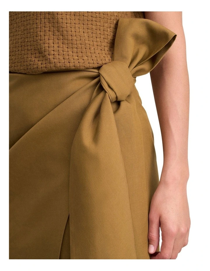Wrap Skirt - Tobacco image 4