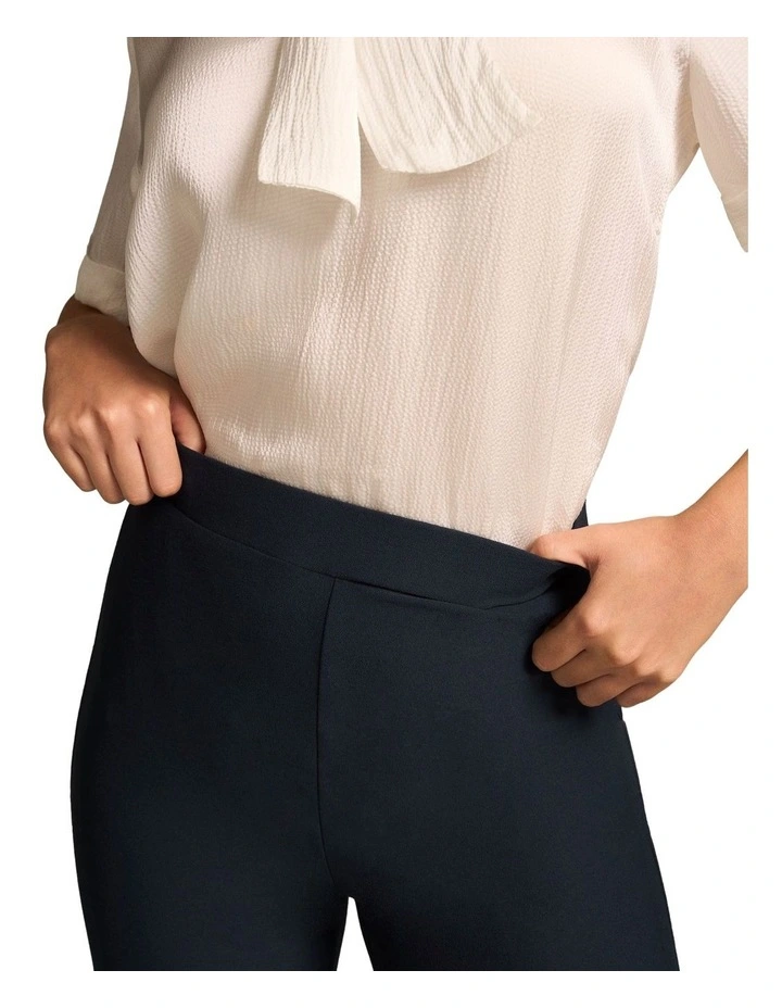 Stretch Crepe Tapered Pant - Ink image 4