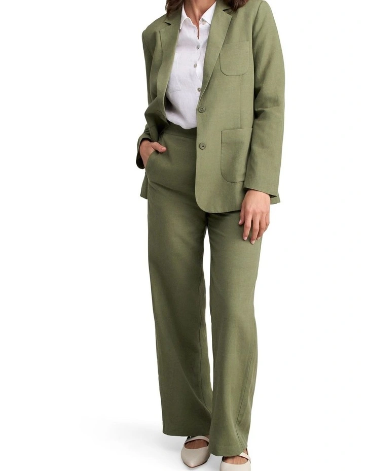 High Waisted Pant - Sage Green image 3