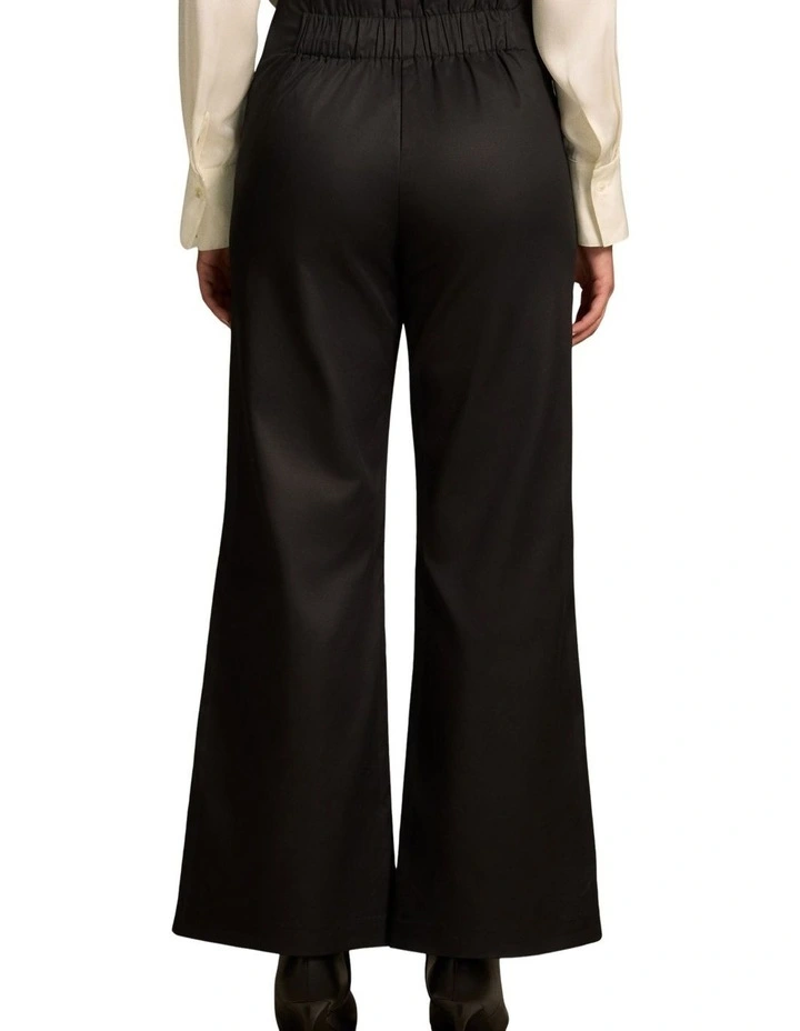 High Waisted Bootleg Pant - Black image 2