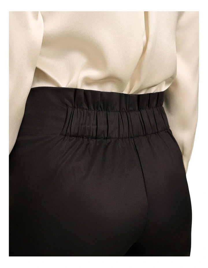 High Waisted Bootleg Pant - Black image 5