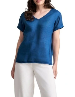 French Linen Gauze T-Shirt - Thenards
