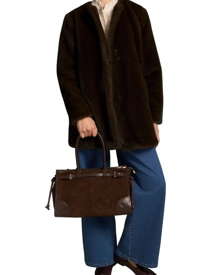 Fur Jacket - Deep Brown image 3