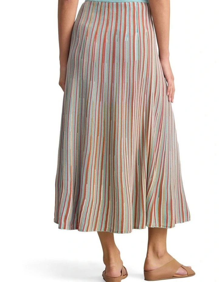 Stripe Knit Skirt - Multi Stripe image 2