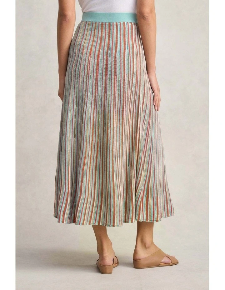 Stripe Knit Skirt - Multi Stripe image 5