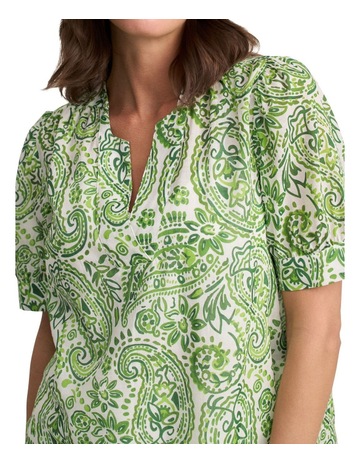 Green Paisley Pri colour