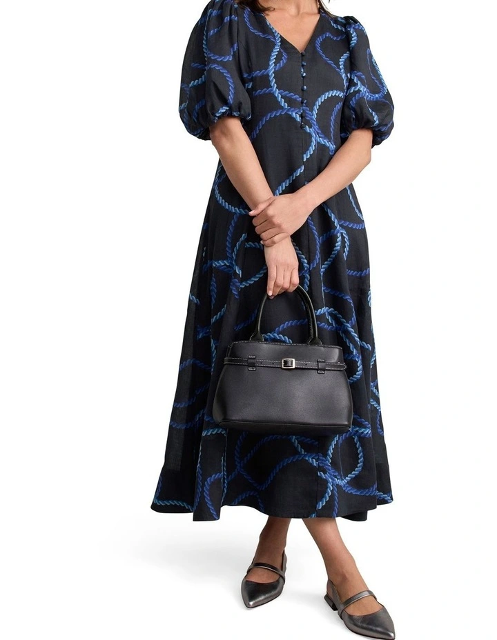 Event Dress - Ink Rope Print image 3