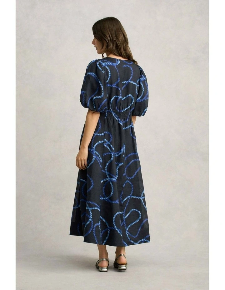 Event Dress - Ink Rope Print image 5