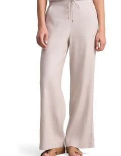 Wide Leg Full Length Pant - Bone