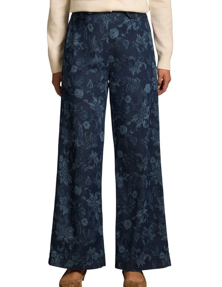 Wide Leg Jeans - Sienna Laser Print image 1