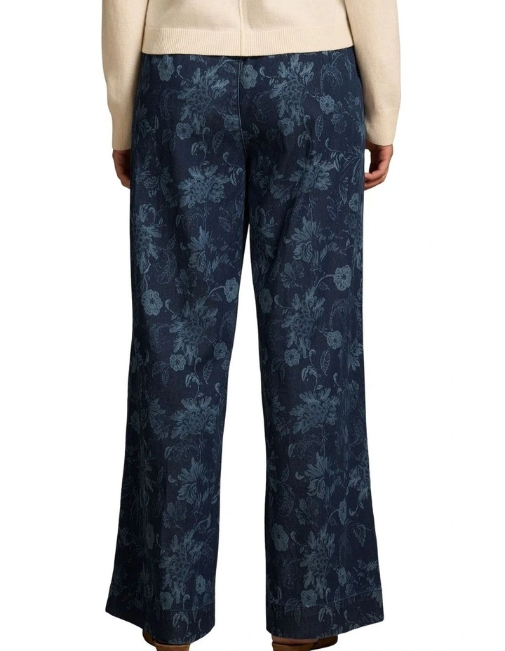 Wide Leg Jeans - Sienna Laser Print image 2