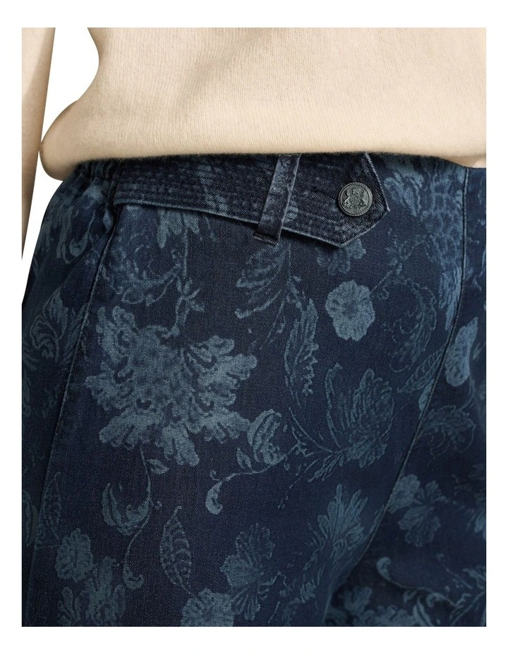 Wide Leg Jeans - Sienna Laser Print image 4
