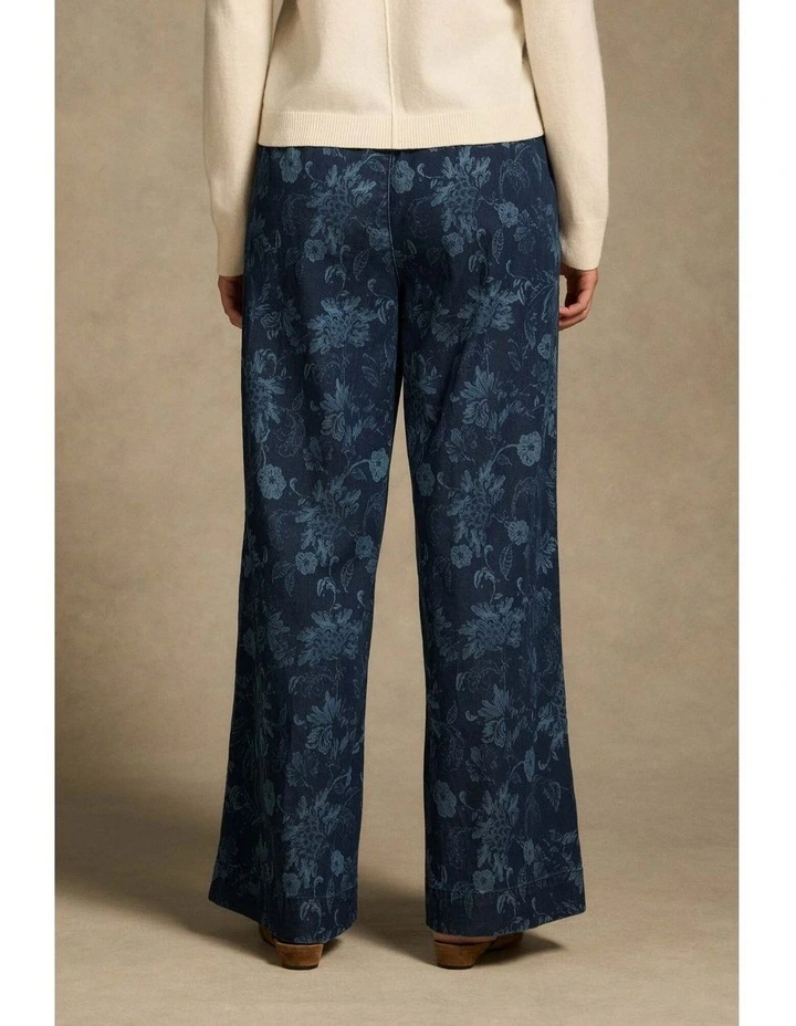 Wide Leg Jeans - Sienna Laser Print image 5