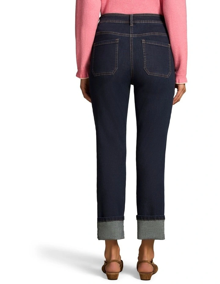 Classique 25 Turn Up Jeans - Denim Mid Wash image 2