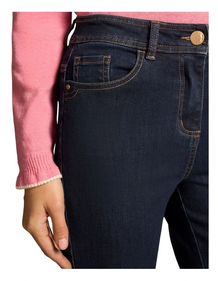 Classique 25 Turn Up Jeans - Denim Mid Wash image 4