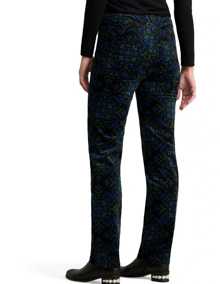 Bengajean(R) Velvet Straight Leg - La Boheme Print image 2