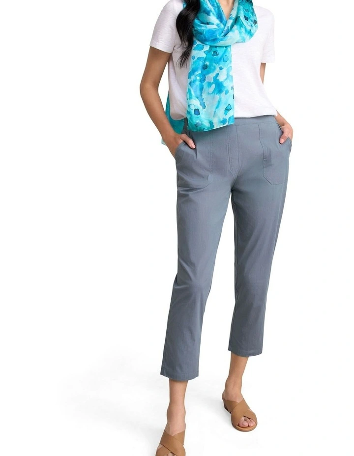 Lightweight Cotton Pant - Steel image 3