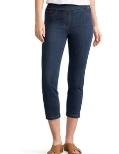 Bengajean(R) 3/4 Slim Leg - Mid Indigo