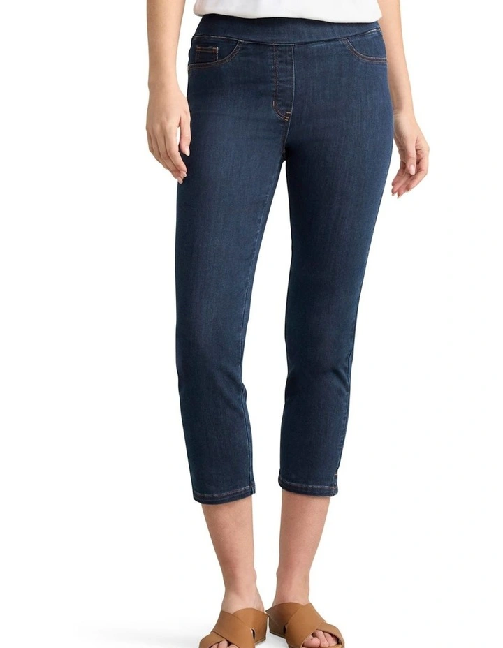 Bengajean(R) 3/4 Slim Leg - Mid Indigo image 1
