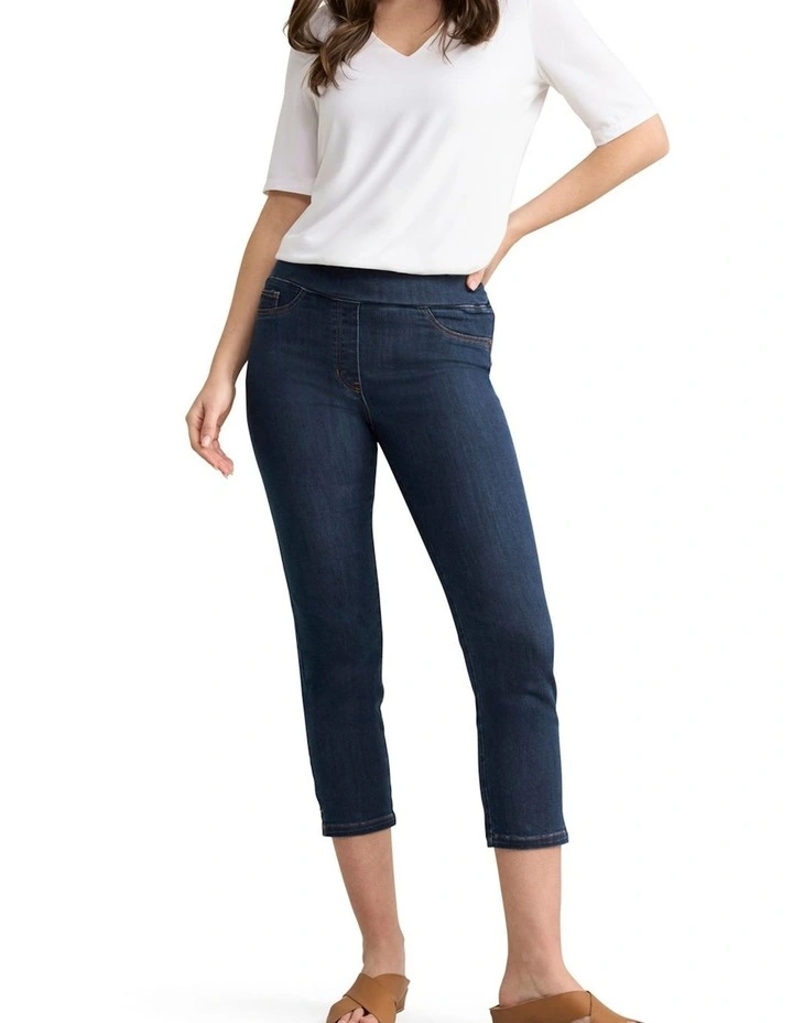 Bengajean(R) 3/4 Slim Leg - Mid Indigo image 3