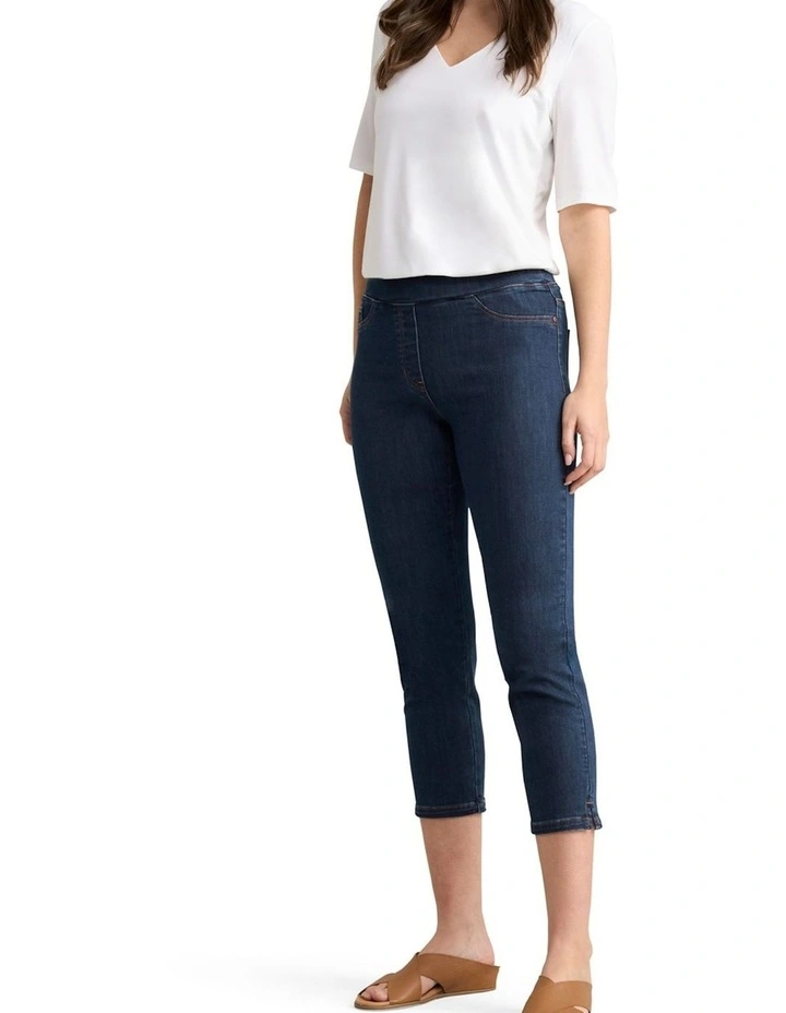 Bengajean(R) 3/4 Slim Leg - Mid Indigo image 4