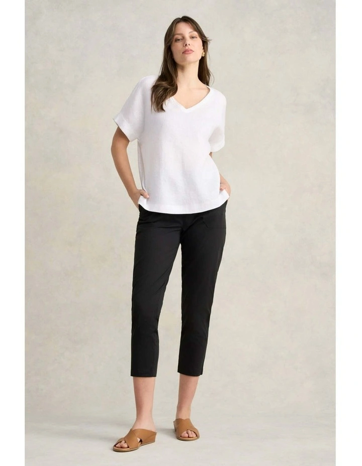 Lightweight Cotton Pant - Black image 5