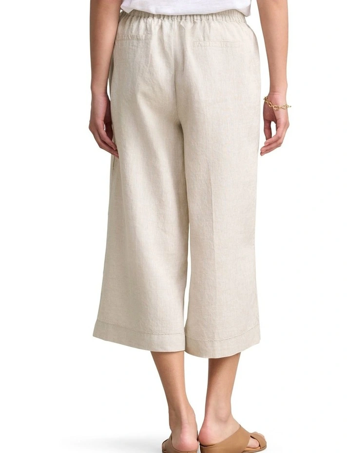 Linen Culotte - Natural Cross Dye image 2