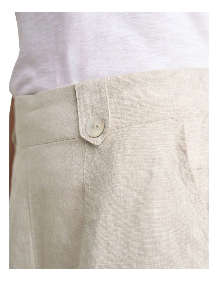Linen Culotte - Natural Cross Dye image 4