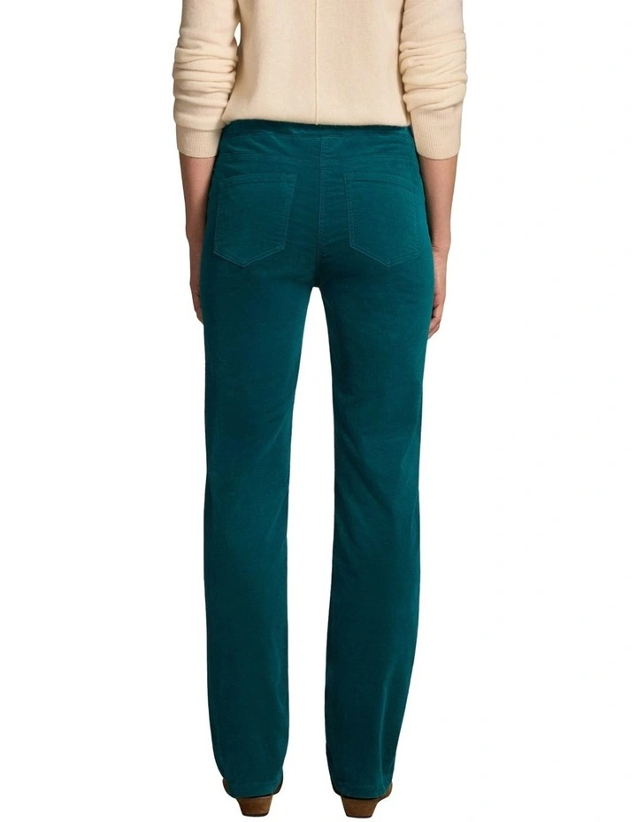 Bengajean(R) Straight Velvet in Teal Green image 2