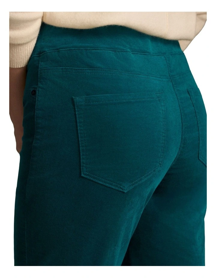 Bengajean(R) Straight Velvet in Teal Green image 5