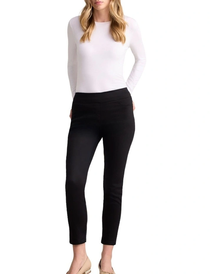 Bengajean(R) 7/8 Skinny Leg - Jet Black image 3