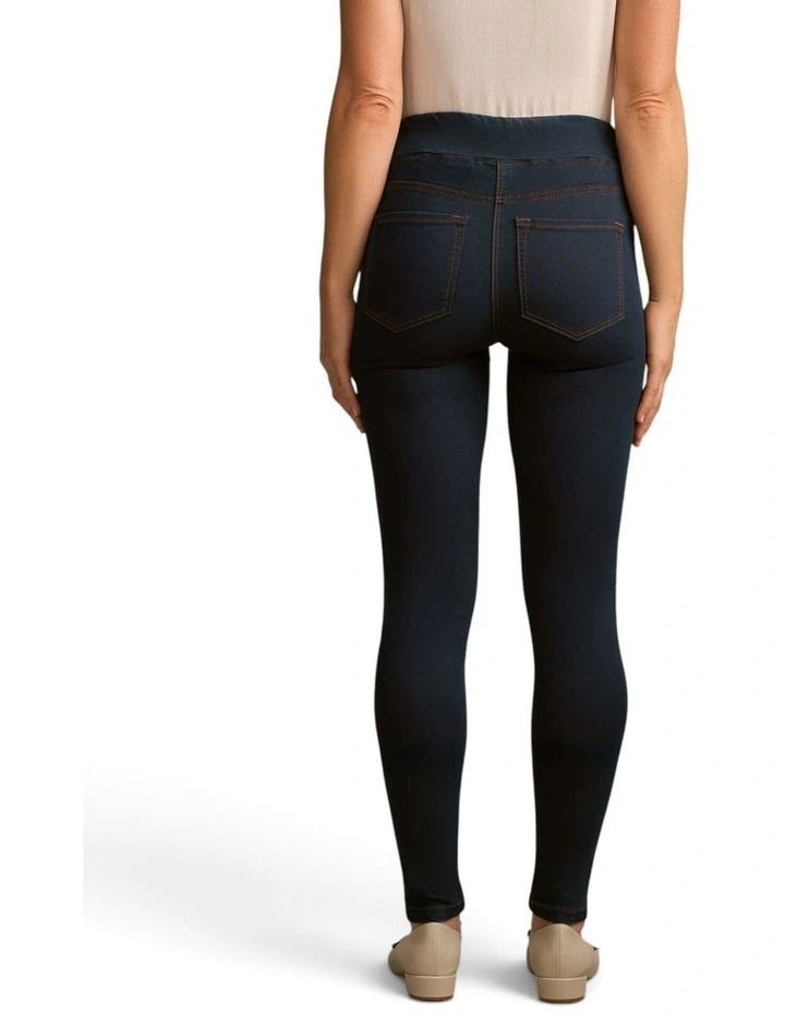 Bengajean(R) Full Length Skinny Leg - Clean Denim Blue image 2