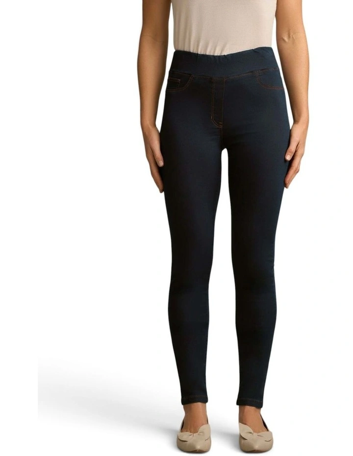 Bengajean(R) Full Length Skinny Leg - Clean Denim Blue image 3