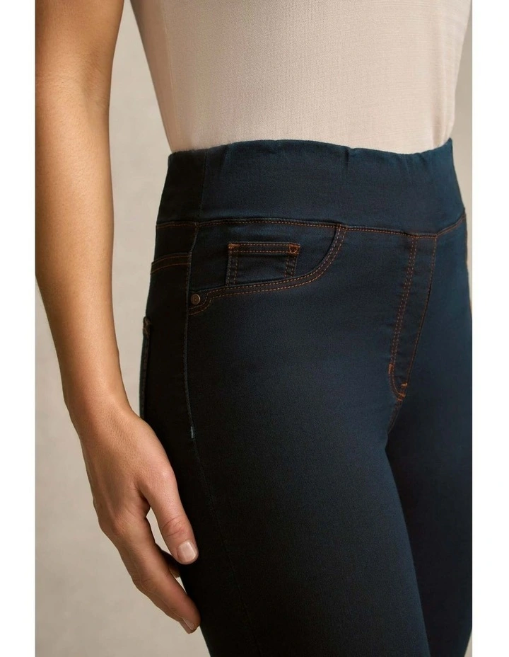 Bengajean(R) Full Length Skinny Leg - Clean Denim Blue image 4