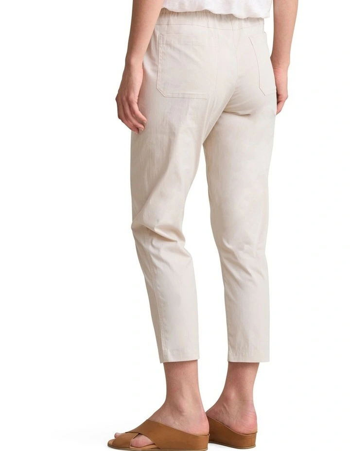 Lightweight Cotton Pant - Pebble image 2