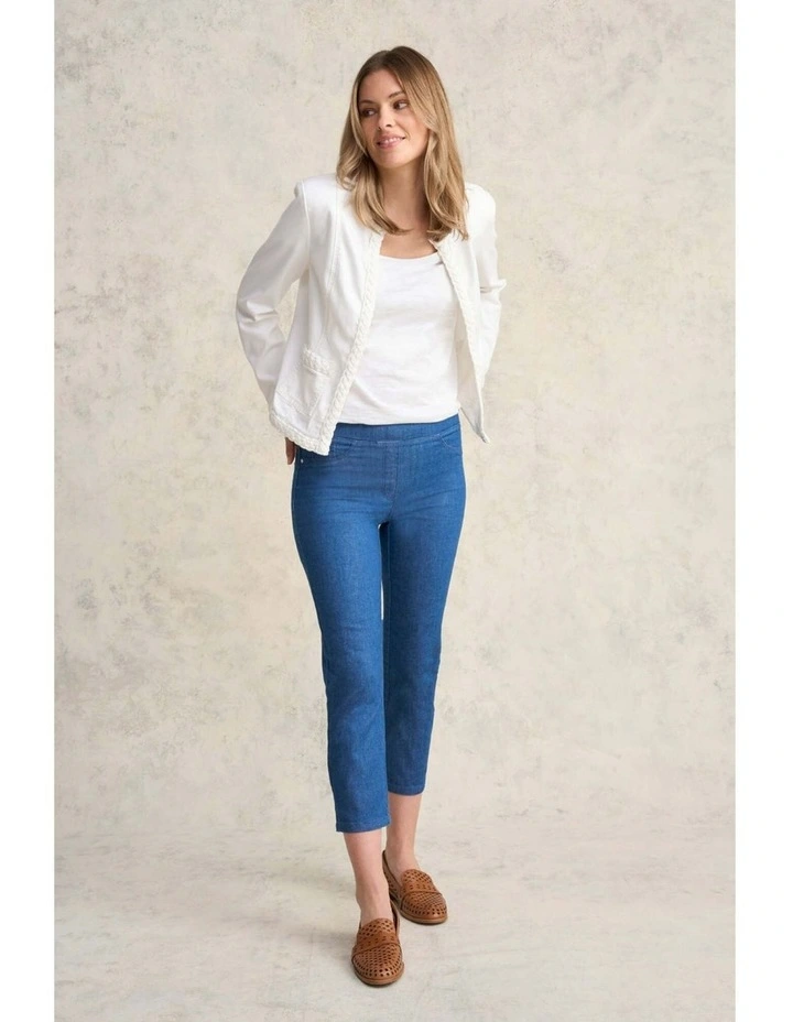 Bengajean(R)  3/4 Slim Leg - Ultramarine image 5