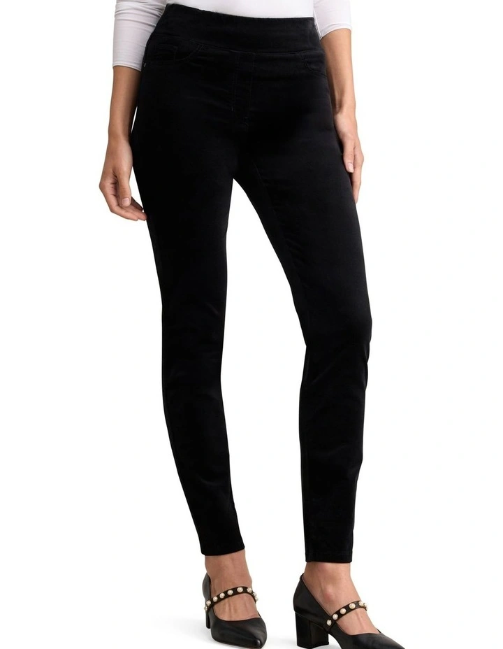 Bengajean(R) Velvet Skinny Leg - Black image 4