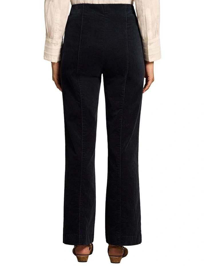 Kick Flare Cord Pant - Ink image 2